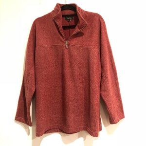 True Grit Pullover sweater jacket sweatshirt fleece Men's large red